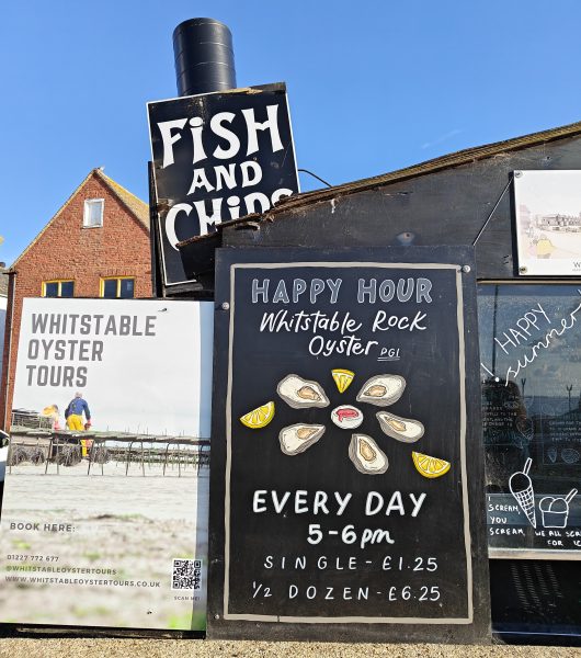 イギリス　ウェスタブルのオイスター店