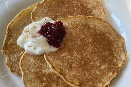 【スコットランド風パンケーキ】イースター（復活祭）前に食べられるパンケーキです